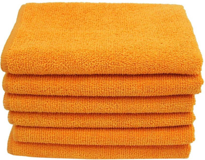 Sheen Microfiber Vehicle Washing  Cloth(Pack Of 6, 300 GSM)