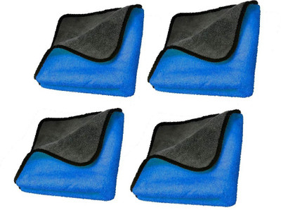 WINKCART Microfiber Vehicle Washing  Cloth(Pack Of 4, 600 GSM)
