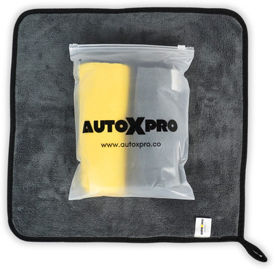 AutoXPro Microfiber Vehicle Washing  Cloth(Pack Of 2, 500 GSM)