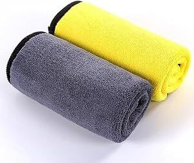 Krunal Enterprise Microfiber Vehicle Washing  Cloth(Pack Of 3)