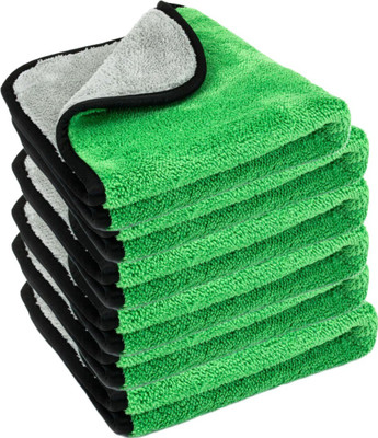 Euro Care Microfiber Vehicle Washing  Cloth(Pack Of 6, 600 GSM)