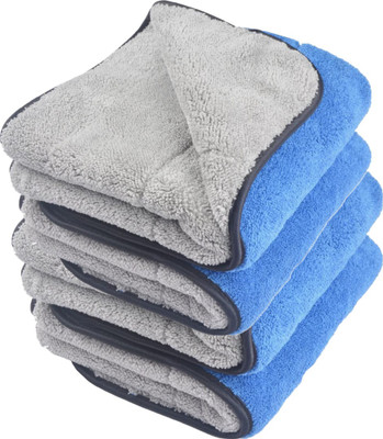 Auto Hub Microfiber Vehicle Washing Cloth(Pack Of 4, 800 GSM)