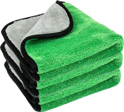 Auto Hub Microfiber Vehicle Washing  Cloth(Pack Of 3)