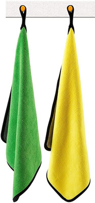 Rhtdm Microfiber Vehicle Washing  Cloth(Pack Of 2, 800 GSM)