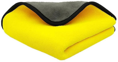 FIXSMITH Polyester Vehicle Washing  Cloth(Pack Of 12, 600 GSM)