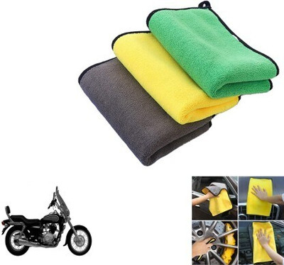 DAANVI Microfiber Vehicle Washing  Cloth(Pack Of 3, 600 GSM)