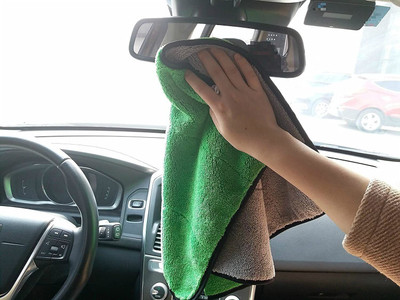 Manav Pack of 6 Lint Free Dual Sided Vehicle, Glass & floor Cleaning Cloth US5.2390 Wet and Dry Microfiber Cleaning Cloth(6 Units)