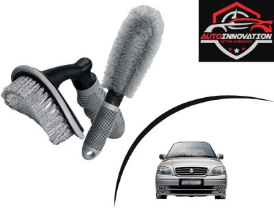 Autoinnovation Plastic Vehicle Washing  Tyre Cleaner Brush(Pack Of 2)