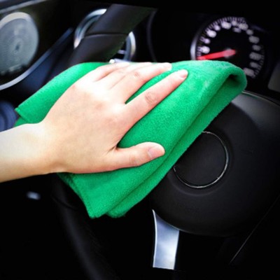 Kyara Care Microfiber Vehicle Washing  Cloth(Pack Of 2, 350 GSM)