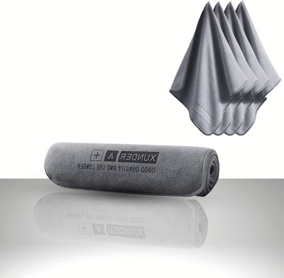 UniKart Microfiber Vehicle Washing  Cloth(Pack Of 4, 600 GSM)