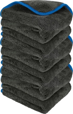 Caronix Microfiber Vehicle Washing  Cloth(Pack Of 6, 600 GSM)