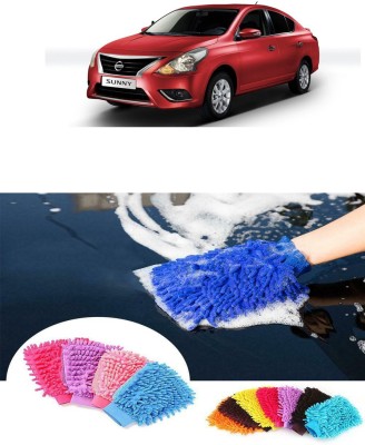 Accessorique Microfiber Vehicle Washing  Hand Glove(Pack Of 1)