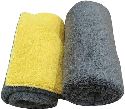 HERA US MICROFIBER CLOTH Microfiber Vehicle Washing  Cloth(Pack Of 5, 500 GSM)