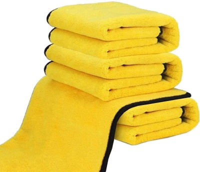 carempire Microfiber Vehicle Washing  Cloth(Pack Of 4, 800 GSM)