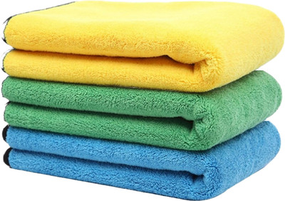 Auto Hub Microfiber Vehicle Washing  Cloth(Pack Of 3, 600 GSM)