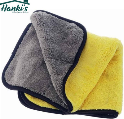 Hanki's Microfiber Vehicle Washing  Cloth(Pack Of 1, 700 GSM)