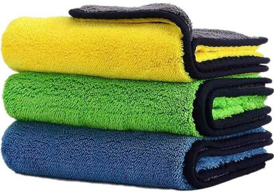 shainstars Microfiber Vehicle Washing  Duster(Pack Of 3, 600 GSM)