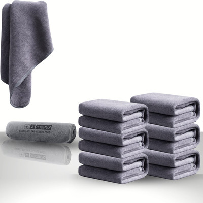 UniKart Microfiber Vehicle Washing  Cloth(Pack Of 6, 600 GSM)