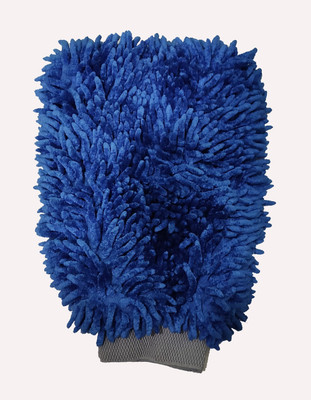 Cathiya sales Microfiber Vehicle Washing  Hand Glove(Pack Of 1, 350 GSM)