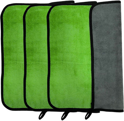 CRYSTALFRESH Microfiber Vehicle Washing  Cloth(Pack Of 3, 500 GSM)