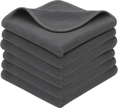 HSR Microfiber Vehicle Washing  Cloth(Pack Of 6, 350 GSM)