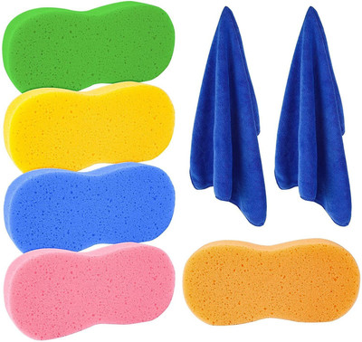 Campark Microfiber Vehicle Washing  Sponge(Pack Of 5)
