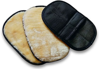Nitto Rai Fabric Vehicle Washing  Washing Mitt Hand Glove(Pack Of 3)