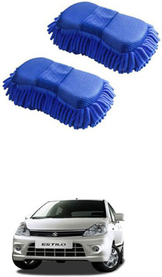 FKOK Microfiber Vehicle Washing  Sponge(Pack Of 2)