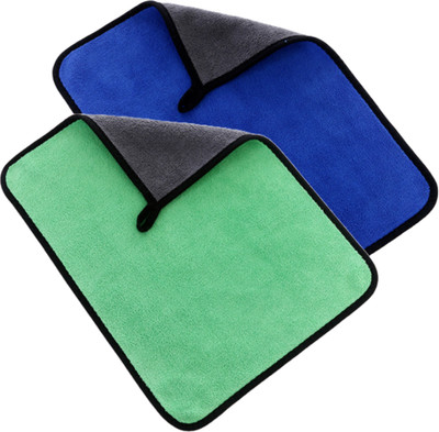 Caronix Microfiber Vehicle Washing  Cloth(Pack Of 2, 600 GSM)