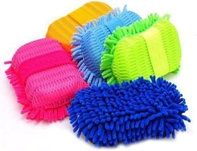 GLOW FIRST Polyester Vehicle Washing  Sponge(Pack Of 1)