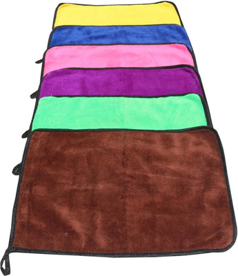 VORDVIGO Microfiber Vehicle Washing  Cloth(Pack Of 6, 800 GSM)