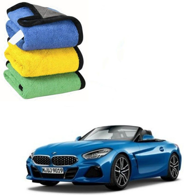 Furious3D Microfiber Vehicle Washing  Cloth(Pack Of 3)