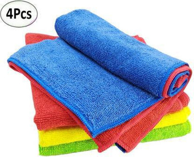 ABB Microfiber Vehicle Washing  Duster(Pack Of 4, 300 GSM)