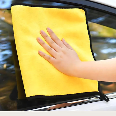 unspotted Microfiber Vehicle Washing  Cloth(Pack Of 1, 800 GSM)