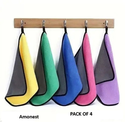 AUTOCOSMIC Microfiber Vehicle Washing  Cloth(Pack Of 5)