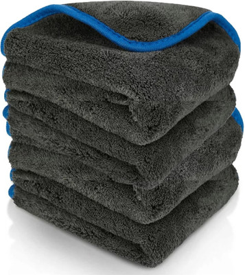 Caronix Microfiber Vehicle Washing  Cloth(Pack Of 4, 600 GSM)