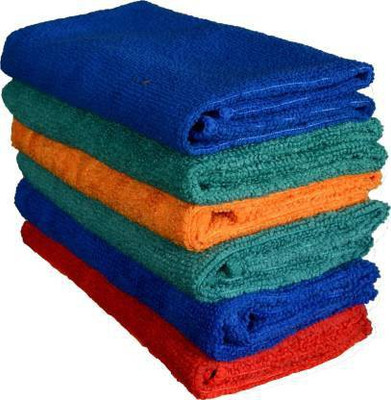 Palakshi Microfiber Vehicle Washing  Cloth(Pack Of 6, 250 GSM)