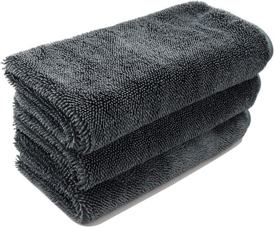 MOCKHE Microfiber Vehicle Washing  Cloth(Pack Of 3, 650 GSM)