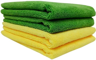 VRT Microfiber Vehicle Washing  Cloth(Pack Of 4, 280 GSM)