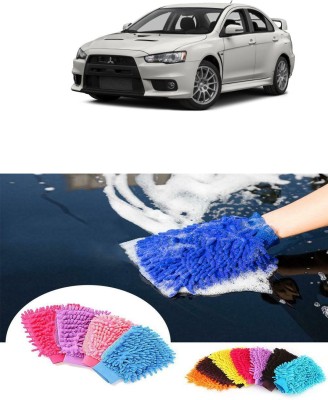 Accessorique Microfiber Vehicle Washing  Hand Glove(Pack Of 1)