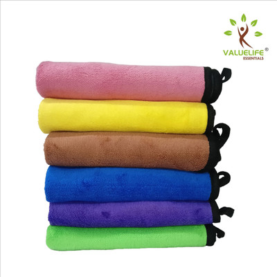 Value Life Fabric Vehicle Washing  Cloth(Pack Of 6, 500 GSM)