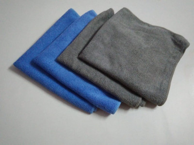 DRUPE Microfiber Vehicle Washing  Cloth(Pack Of 4)