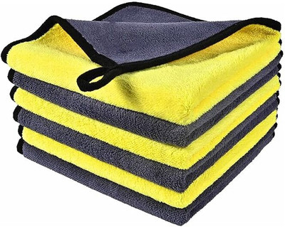 HRKENTERPRISE Microfiber Vehicle Washing  Duster(Pack Of 6, 300 GSM)