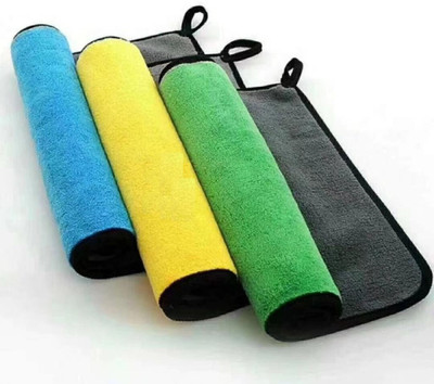 Auto Hub Microfiber Vehicle Washing  Cloth(Pack Of 3, 800 GSM)