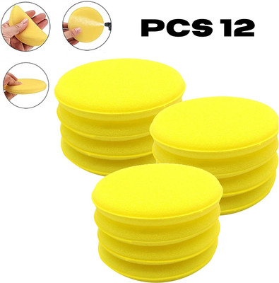 Taveesa Polyester Vehicle Washing  Sponge(Pack Of 12, 250 GSM)