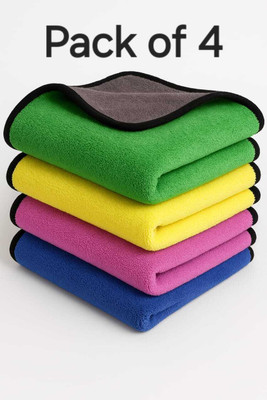 handdmart Microfiber Vehicle Washing  Cloth(Pack Of 4, 500 GSM)