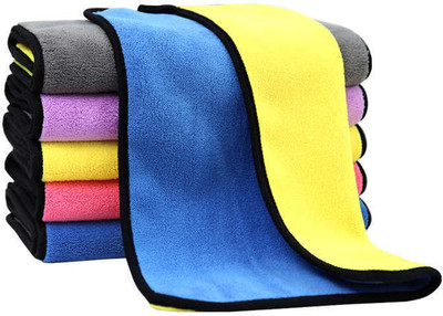 DAANVI Microfiber Vehicle Washing  Cloth(Pack Of 5, 450 GSM)