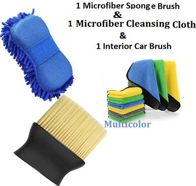 AirSoft Microfiber Vehicle Washing  Sponge(Pack Of 3)