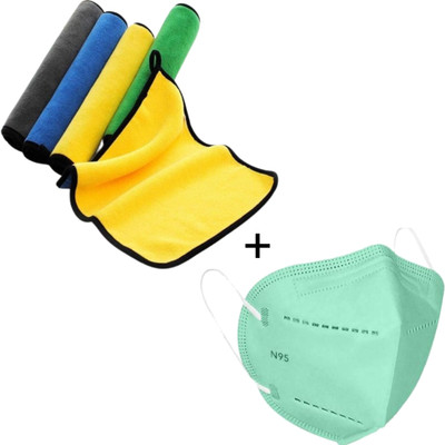 CarCARE Microfiber Vehicle Washing  Cloth(Pack Of 2, 800 GSM)