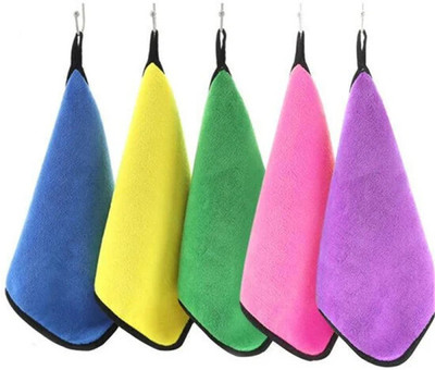 Airmate Microfiber Vehicle Washing  Cloth(Pack Of 5, 600 GSM)